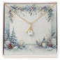 Christmas Background 084 - 18K Yellow Gold Finish Alluring Beauty Necklace