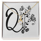 Botanical Monogram Q - 18K Yellow Gold Finish Alluring Beauty Necklace