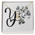 Botanical Monogram Y - 18K Yellow Gold Finish Alluring Beauty Necklace