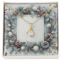 Christmas Background 081 - 18K Yellow Gold Finish Alluring Beauty Necklace