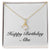 Happy Birthday Alta - 18K Yellow Gold Finish Alluring Beauty Necklace