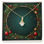 Christmas Background 069 - 18K Yellow Gold Finish Alluring Beauty Necklace
