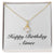 Happy Birthday Aimee - 18K Yellow Gold Finish Alluring Beauty Necklace