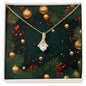 Christmas Background 118 - 18K Yellow Gold Finish Alluring Beauty Necklace