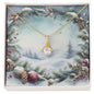 Christmas Background 086 - 18K Yellow Gold Finish Alluring Beauty Necklace