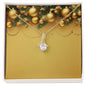 Christmas Background 015 - 18K Yellow Gold Finish Alluring Beauty Necklace