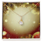 Christmas Background 100 - 18K Yellow Gold Finish Alluring Beauty Necklace