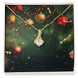 Christmas Background 120 - 18K Yellow Gold Finish Alluring Beauty Necklace