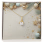Christmas Background 041 - 18K Yellow Gold Finish Alluring Beauty Necklace
