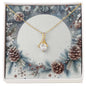 Christmas Background 085 - 18K Yellow Gold Finish Alluring Beauty Necklace