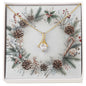 Christmas Background 091 - 18K Yellow Gold Finish Alluring Beauty Necklace