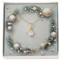 Christmas Background 049 - 18K Yellow Gold Finish Alluring Beauty Necklace