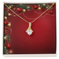 Christmas Background 046 - 18K Yellow Gold Finish Alluring Beauty Necklace