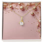 Christmas Background 040 - 18K Yellow Gold Finish Alluring Beauty Necklace