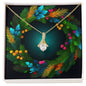 Christmas Background 122 - 18K Yellow Gold Finish Alluring Beauty Necklace