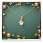 Christmas Background 044 - 18K Yellow Gold Finish Alluring Beauty Necklace