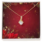 Christmas Background 099 - 18K Yellow Gold Finish Alluring Beauty Necklace