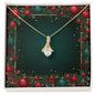 Christmas Background 070 - 18K Yellow Gold Finish Alluring Beauty Necklace