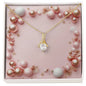 Christmas Background 060 - 18K Yellow Gold Finish Alluring Beauty Necklace
