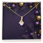 Christmas Background 029 - 18K Yellow Gold Finish Alluring Beauty Necklace