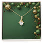 Christmas Background 027 - 18K Yellow Gold Finish Alluring Beauty Necklace