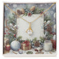 Christmas Background 079 - 18K Yellow Gold Finish Alluring Beauty Necklace
