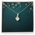 Christmas Background 017 - 18K Yellow Gold Finish Alluring Beauty Necklace