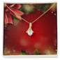 Christmas Background 095 - 18K Yellow Gold Finish Alluring Beauty Necklace