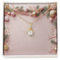 Christmas Background 025 - 18K Yellow Gold Finish Alluring Beauty Necklace