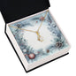 Christmas Background 073 - 18K Yellow Gold Finish Alluring Beauty Necklace