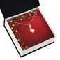 Christmas Background 046 - 18K Yellow Gold Finish Alluring Beauty Necklace