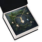Christmas Background 108 - 18K Yellow Gold Finish Alluring Beauty Necklace