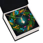 Christmas Background 122 - 18K Yellow Gold Finish Alluring Beauty Necklace