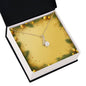 Christmas Background 056 - 18K Yellow Gold Finish Alluring Beauty Necklace