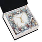 Christmas Background 074 - 18K Yellow Gold Finish Alluring Beauty Necklace
