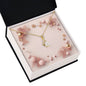 Christmas Background 055 - 18K Yellow Gold Finish Alluring Beauty Necklace