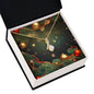 Christmas Background 119 - 18K Yellow Gold Finish Alluring Beauty Necklace