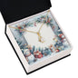 Christmas Background 093 - 18K Yellow Gold Finish Alluring Beauty Necklace