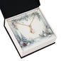 Christmas Background 084 - 18K Yellow Gold Finish Alluring Beauty Necklace