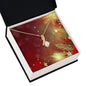 Christmas Background 098 - 18K Yellow Gold Finish Alluring Beauty Necklace
