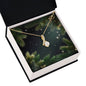 Christmas Background 112 - 18K Yellow Gold Finish Alluring Beauty Necklace