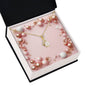 Christmas Background 060 - 18K Yellow Gold Finish Alluring Beauty Necklace