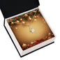 Christmas Background 006 - 18K Yellow Gold Finish Alluring Beauty Necklace