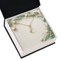 Christmas Background 063 - 18K Yellow Gold Finish Alluring Beauty Necklace