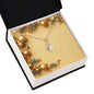 Christmas Background 059 - 18K Yellow Gold Finish Alluring Beauty Necklace