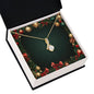 Christmas Background 066 - 18K Yellow Gold Finish Alluring Beauty Necklace
