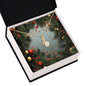 Christmas Background 127 - 18K Yellow Gold Finish Alluring Beauty Necklace