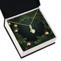 Christmas Background 103 - 18K Yellow Gold Finish Alluring Beauty Necklace