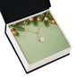 Christmas Background 028 - 18K Yellow Gold Finish Alluring Beauty Necklace
