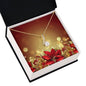 Christmas Background 097 - 18K Yellow Gold Finish Alluring Beauty Necklace